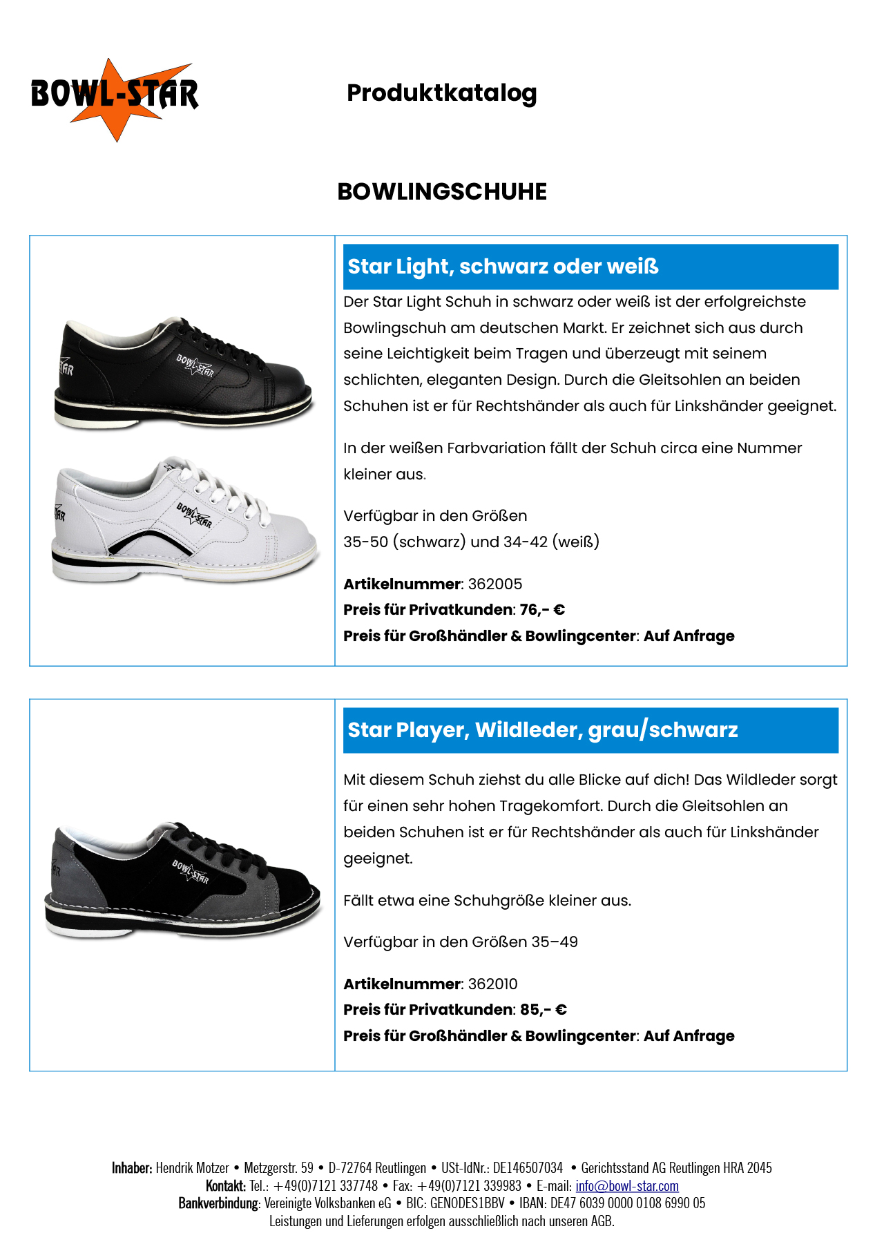 Bowlingschuhe